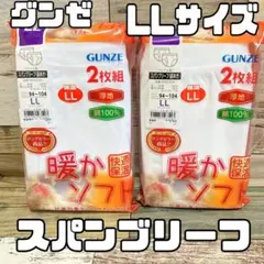グンゼ　暖かソフト　快適保温　スパンブリーフ　L Lサイズ　4枚　新品