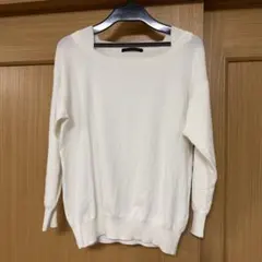 BARNYARDSTORM シンプル長袖ニット　白