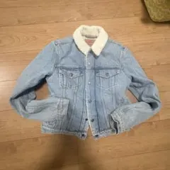 ⑯タグ付き フェリシモ NUSY 裏ボアデニムジャケット - メルカリ