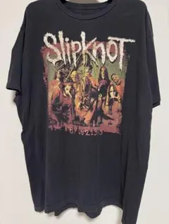 両面プリント00sスリップノットSlipknotバンドvintageブラックXLのサムネイル