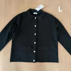 しまむら　7DaysCloset ニットジャケット　カーディガン