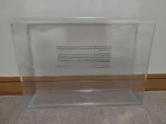 無印良品　アクリルコレクションスタンド引き扉付き 大