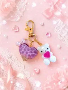 クマ&ハートチャーム.☆*②