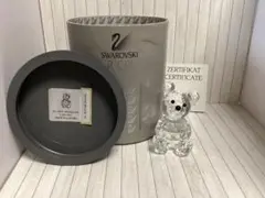 未使用スワロフスキークマSWAROVSKI クリスタルベア 証明書付き本物