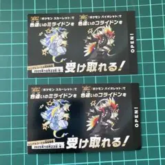ポケモン　色違い　コライドン　ミライドン　 2枚セット