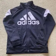 adidas ネイビー フルジップジャケット J140
