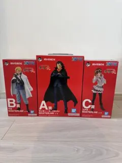 未開封 一番くじワンピース MASTERLISE 革命の炎フィギュア 3体セット