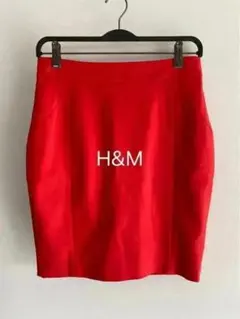H&M タイトスカート 赤 Mサイズ