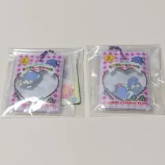 サンリオ フレークシール風チャーム リトルツインスターズmix タキシードサム