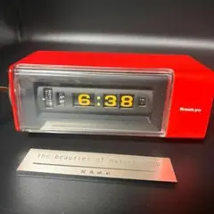 National TE81 デジタルタイマー 赤 パタパタ時計 - メルカリ