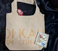 カルディ 福袋2026 トートバック　手ぬぐいエコバック