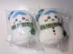 ちいかわ ハチワレ セブンイレブンエニマイくじ マスコット E賞 雪だるま 2個