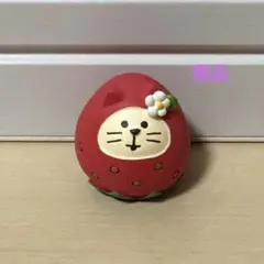 デコレ コンコンブル フルーツ猫だるま いちご　現品