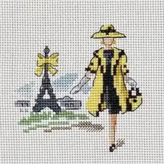 レブロドゥーズパリジェンヌ クロスステッチ図案 No.4 水玉 - メルカリ