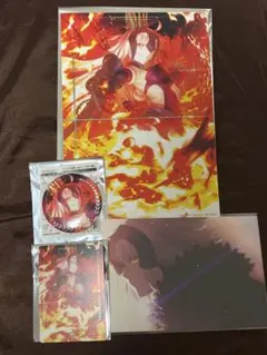FGO展 星見の回廊 箔押し缶バッジ オーロラカード A5カード ジャンヌオルタ