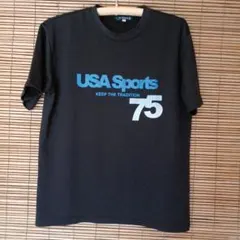 USA Sports ブラック✨Tシャツ 75✨