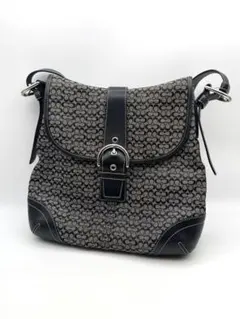 COACH ソーホー シグネチャー ワンショルダーバッグ 【6376】綺麗 黒系のサムネイル