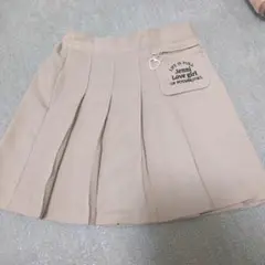 Jenni love ベージュ プリーツスカパン 150cm