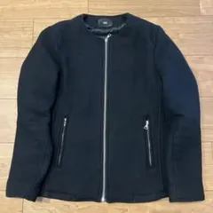 HARE ハレ ノーカラーブルゾン ブラック S