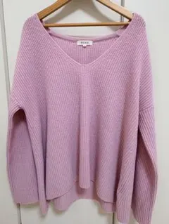 ピンクセーター