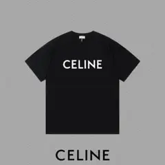 CELINE ブラック Tシャツ