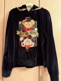 【訳あり】上海ディズニーランド　ダッフィー　ハロウィン　モコモコセーターパーカー 訳あり】上海ディズニーランド ダッフィー ハロウィン モコモコ