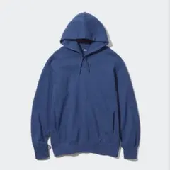 ユニクロ　スウェットプルパーカー男女兼用Mサイズ　ネイビー　青色　ブルー
