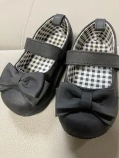 黒 リボン付き フォーマルシューズ（値下げ中）