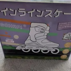 SOHAPI インラインスケート Lサイズ 黒/水色