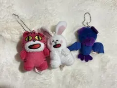 たべっこどうぶつ　ガチャガチャ　ぷちぬいぐるみ ぬいぐるみキーホルダーセット