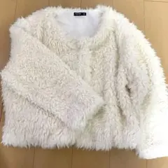 SHEIN CURVE フリースジャケット 3XL ホワイト