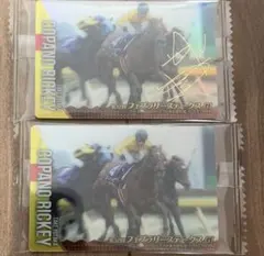 コパノリチャード　サラブレッドホースコレクションツインウエハース第3R サイン