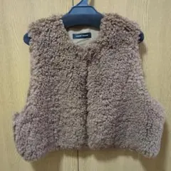 〈VINCENT PRADIER〉フェイクファーベスト