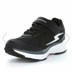 【MoonStar】SS J1244 ブラック 子ども靴 スニーカー 男の子