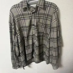 INTER FACTORY チェック柄 長袖シャツ