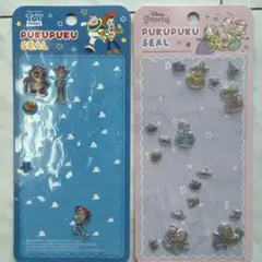 トイ・ストーリー&ディズニープリンセス ぷくぷくシール　おすそ分け