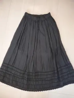 サマンサモスモス　レーススカート　ブラック