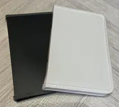 新品　Seria 6リングファスナーケース ダークグレー＆ホワイト　 2個セット