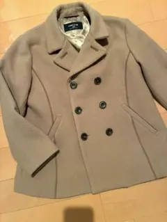 COMME CA ISM 130 キッズ　ベージュ ピーコート　お正月　発表会