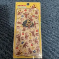 [国内店舗購入]おさるのジョージ　プチドロップステッカー　シール