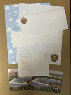 ■Disney■上海ディズニー トイストーリーホテル レターセットとポストカード