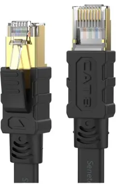 Senetem LANケーブル 1m CAT8 40Gbps カテゴリー8
