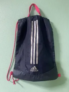 adidas ナップサック ネイビー/ピンク