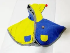 ③BREEZE リバーシブルポンチョ 70～80cm