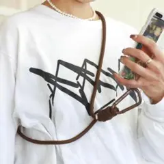 【SALE】ショルダーストラップ / ブラウン