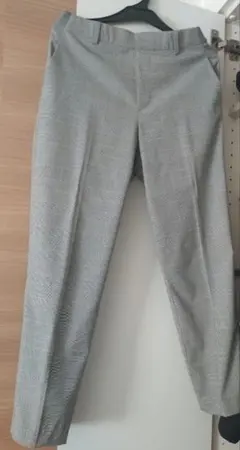 ユニクロ　パンツ　グレンチェック