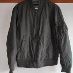 ダークグリーン ミリタリースタイル ジャンパー