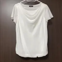 COMME CA ISM 半袖ブラウス ホワイト Lのサムネイル