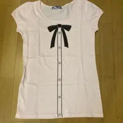 BEAMS HEART ピンク 半袖Tシャツ