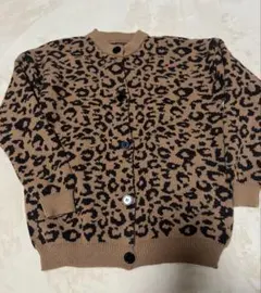 レオパード柄ニットカーディガン　ヒョウ柄　nugu giunon h&m ザラ